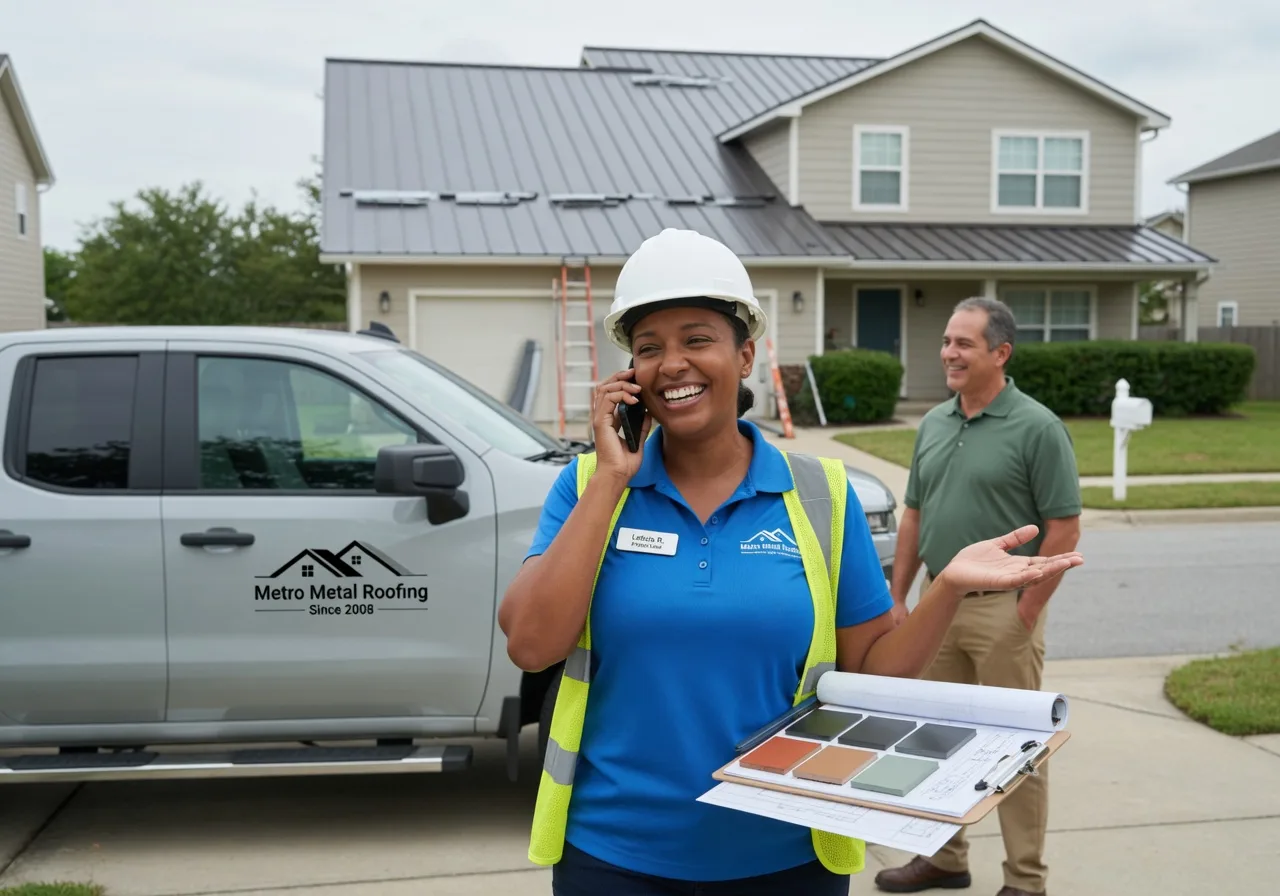 Storm Damage Metal Roof Repair in Holland, NY